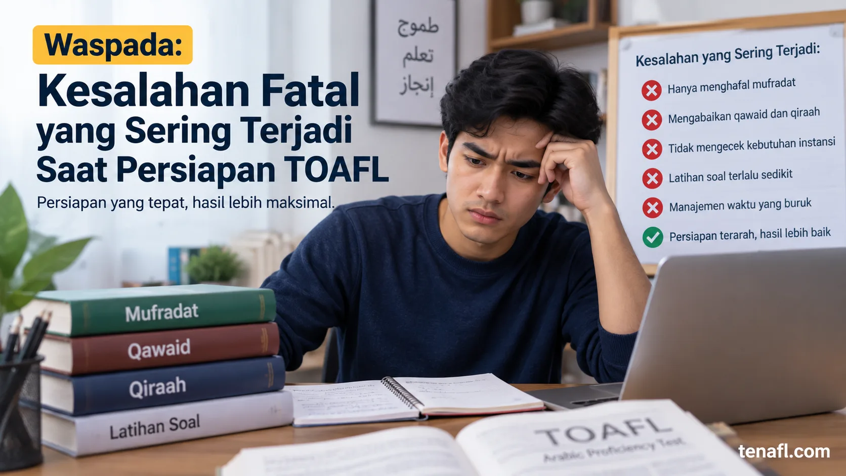 Waspada Kesalahan Fatal Persiapan TOAFL