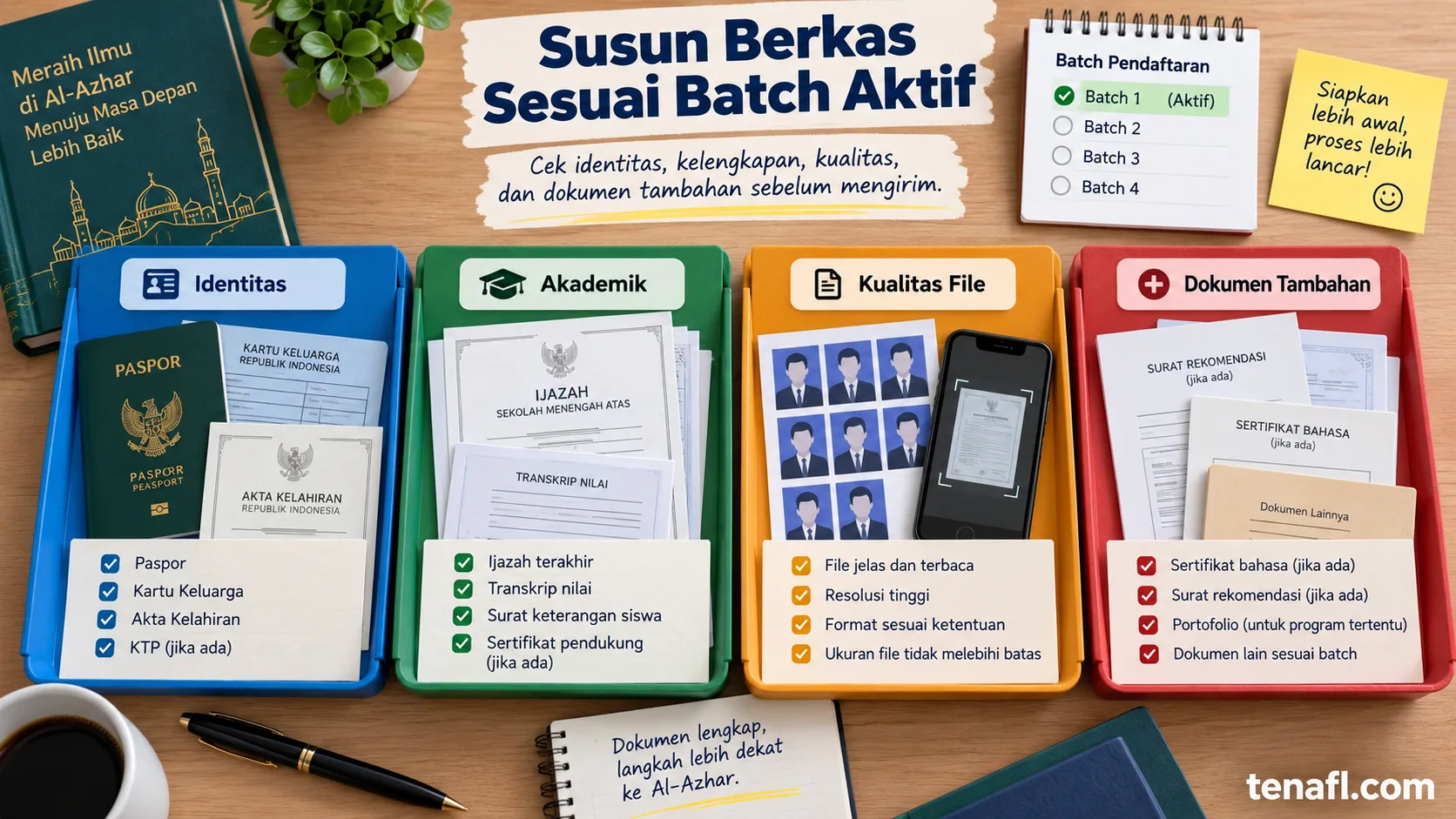 Dokumen Pendaftaran Al-Azhar Checklist Lengkap